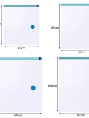 Vacuumzakken Set 10 Stuks - Vacuüm Opbergzakken Met Pomp - Vacuüm zakken - Vacumeerzakken - Extra Groot - Verschillende Formaten - Afbeelding 9