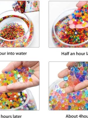 Borvat® Waterkralen – 50.000 Stuks – Crystal Soil Beads – Gemengde Kleuren – Voor Vaas & Decoratie - Afbeelding 5