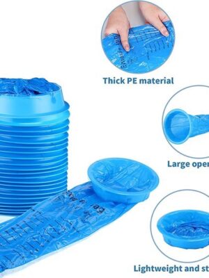 IBBO® - 20x Wegwerp braak zak met afsluitbare ring - kots zak - spuug zak - braak/kots/plas zak - reizen - vliegtuig - travel - reisziekte - wegwerp zak - auto - 20 stuks - Afbeelding 9