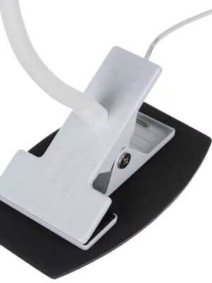 LED bureaulamp met klem - Bureaulamp dimbaar - USB bureaulamp - Warm en koud licht - Flexibele leeslamp - Tafellamp met klem - Lamp voor studeren / thuiswerken - Energiezuinige LED lamp - Wit - Afbeelding 6