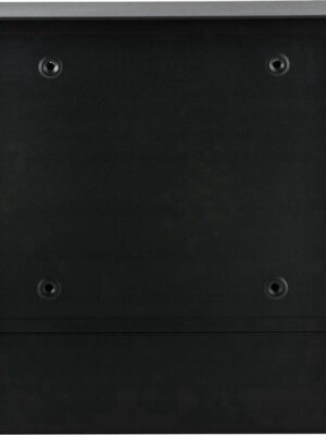 Luxe Brievenbus Wand Hangend - Postbus Mailbox - Wandbrievenbus - Luxe Brievenbus - met Krantenrol - RVS - Zwart - Afbeelding 4