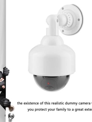 Dummy camera buiten - Nepcamera met led - beveiligingscamera nep - schrikmiddel camera - outdoor dummy cam - realistische nepcamera - namaak camera - cctv dummy met led - waterdichte dummy camera - Afbeelding 5