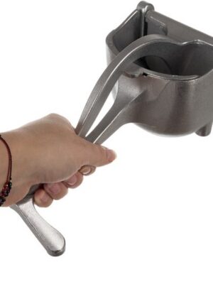 Ruhhy sinaasappel/citrus pers - handmodel - aluminium - 20 x 10 cm - manuel - keuken benodigdheden - Afbeelding 6