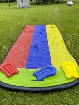 Waterglijbaan 3 Banen – 4,75 m – Buitenspeelgoed – Multicolor - Afbeelding 5