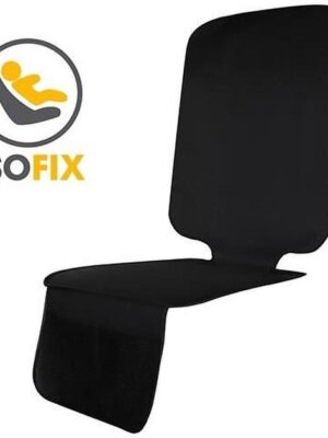 Autostoelbeschermer - Luxe versie - isofix compatibel - autostoel beschermer - autobekleding beschermer voor kinderzitje - isolatiekussen voor kinderzitjes - Zwart - Afbeelding 7