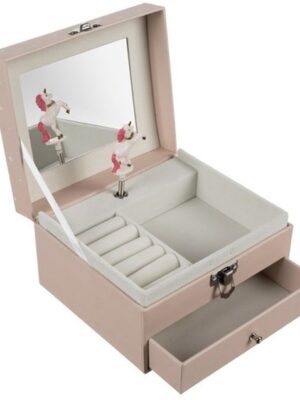 Unicorn Sieradendoos voor Meisjes - sieradendoos cadeau meisje - Roze - Met Draaibare Eenhoorn - Cadeau Idee - kindercadeau eenhoorn - sieradenkist kind - Afbeelding 7