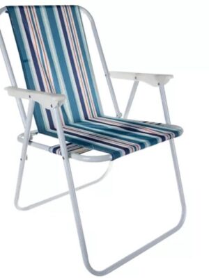 Campingstoel opvouwbaar – Tuinstoel inklapbaar – Verstevigd – Draagbaar – Tuin - Lichtgewicht- stoel - Voor Tuin, Strand en Camping - Afbeelding 3
