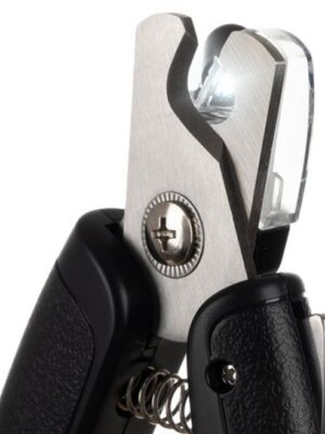 Nagelknipper hond kat LED - Veilig Dieren Nagelschaartje - RVS Bladen - Anti-Slip Greep - Vijl & Claw Catcher - Inclusief Batterijen - met verlichting - Afbeelding 3