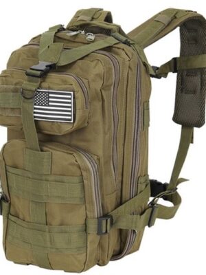 Military rugzak - Molle rugzak - Rugzak 26 liter - Waterdichte rugzak - Outdoor backpack - Rugzak met heupband - Kampeer rugzak - Groen - Afbeelding 6