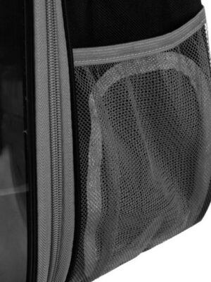Hondenrugzak - Hondentas - Draagzak Hond - Hondendraagtas - Katten Rugzak - Reistas Kat - Transporttas huisdier - Tot 10 kg - Zwart - Afbeelding 4