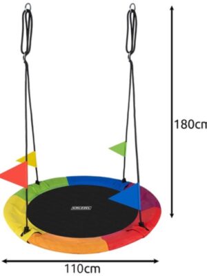 Kruzzel Nestschommel 110 cm – Comfortabel en Weerbestendig - Afbeelding 12