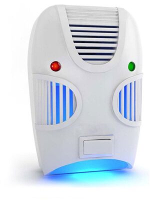 Ultrasone Knaagdierenverjager - Ultrasone muizenverjager met nachtlampje - Tegen Muizen, Ratten en Insecten - Veilig & Geluidsloos - Met Nachtlampje - Verjagers - Repeller - Bestrijder - 230V - Wit - Afbeelding 6