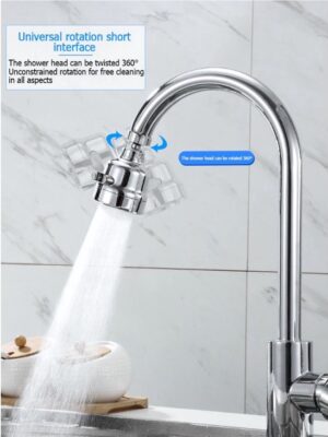 Borvat® Waterbesparende Kraankop – 2 Stuks – Roterend – 3 Standen – Zilver - Afbeelding 7
