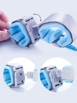 Kindertuigje - 2 in 1 Harnas en Polstuigje – Polstuigje Met Slot - Gordel Touw - armband 2m - Wandelen Veiligheid Baby- Roze - Afbeelding 4
