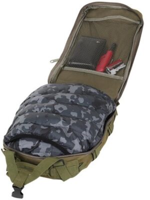 Military rugzak - Molle rugzak - Rugzak 26 liter - Waterdichte rugzak - Outdoor backpack - Rugzak met heupband - Kampeer rugzak - Groen - Afbeelding 10