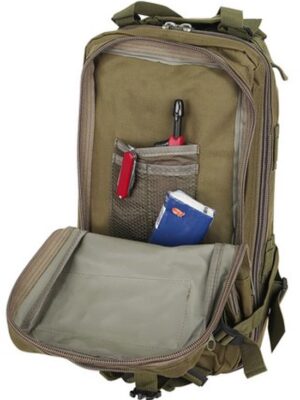Military rugzak - Molle rugzak - Rugzak 26 liter - Waterdichte rugzak - Outdoor backpack - Rugzak met heupband - Kampeer rugzak - Groen - Afbeelding 11