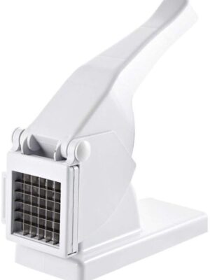 Frietsnijder – Aardappelsnijder – Handmatige Frietmaker – Wit - Afbeelding 4